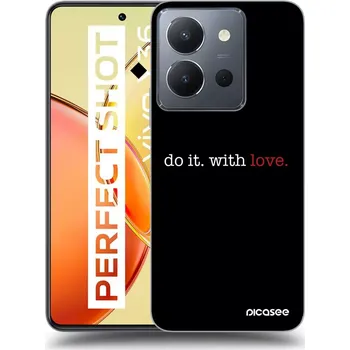 Pouzdro na mobilní telefon Picasee silikonový průhledný obal pro Vivo Y36 4G - Do it. With love.