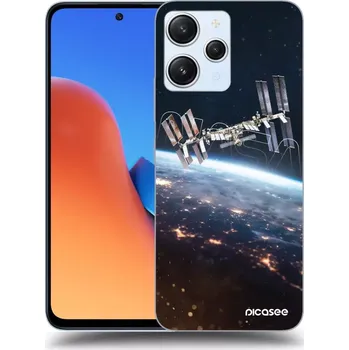 Pouzdro na mobilní telefon Picasee silikonový průhledný obal pro Xiaomi Redmi 12 5G - Station