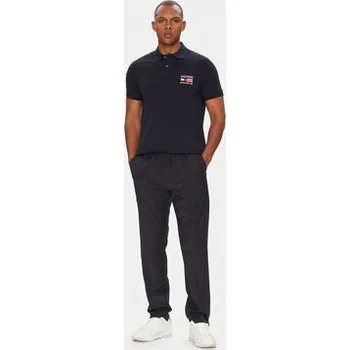 Pánské oblečení Tommy Hilfiger Polokošile Flag MW0MW39836 Tmavomodrá Regular Fit XXL