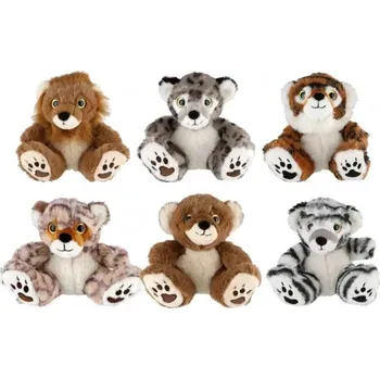 plyšák Plyšová zvířátka 14x16 cm - 6 druhů