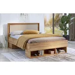 Dvoulůžková postel Impressio 160 x 200 cm - dub mauvella / congo