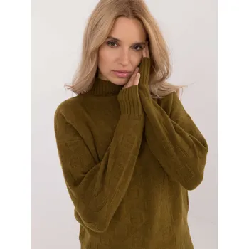 Dámský svetr Jumper AT SW 2339.54 olivově zelený jedna velikost
