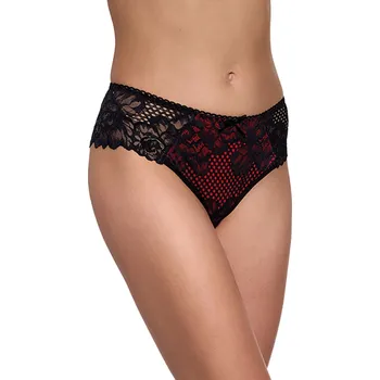 Dámská móda Dámské kalhotky 202 black/red - GABIDAR černá S