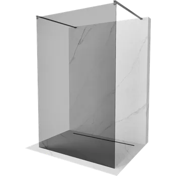 Mexen Kioto volně stojící sprchová stěna 120 x 200 cm, grafit 8 mm, gun metal - 800-120-002-95-40 Sprchové stěny