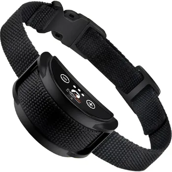 Obojek pro psa Dobíjecí obojek proti štěkání psů Voděodolný Vibrační výcvikový obojek Nastavitelný nylonový pásek pro malé střední velké psy