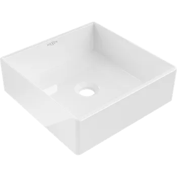 Umyvadlo Mexen Goya umyvadlo na desku 35 x 35 cm, bílá - 22183500 Koupelnové umyvadla