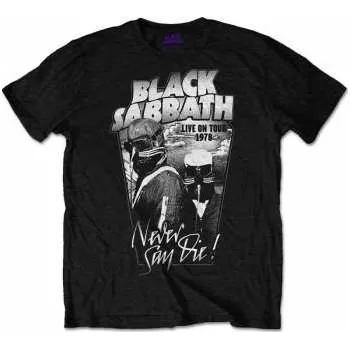 Pánské oblečení Merch Black Sabbath: Tričko Never Say Die S (206401)