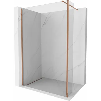 Mexen Kioto sprchová stěna Walk-in 100 x 30 cm, transparentní, růžové zlato - 800-100-212-60-00-030 Sprchové stěny