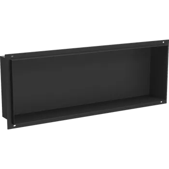 Koupelnový nábytek Mexen X-Wall-NR výklenková polička bez obruby 60 x 20 cm, černá - 1971602010 Koupelnové police