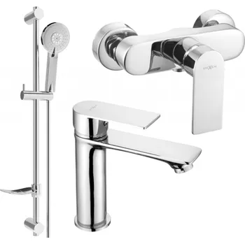 Vodovodní baterie Mexen Royo DF40 sprchová sada, chrom - 72204DF40-00 Bateriové soupravy