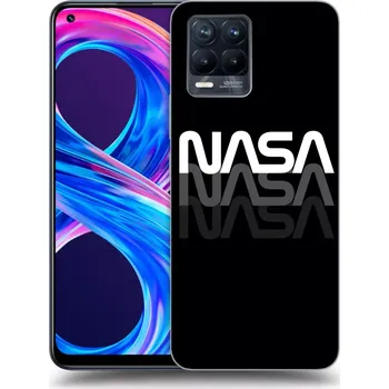 Pouzdro na mobilní telefon Picasee silikonový černý obal pro Realme 8 Pro - NASA Triple
