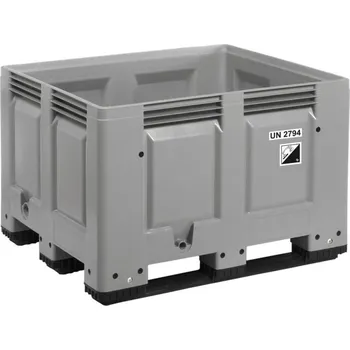 nádrž Plastový Big Box na autobaterie 1200 x 1000 x 790 mm, nálepka UN kód