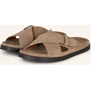 Pánská obuv Doucal's Pánské Pantofle, černošedá, 40