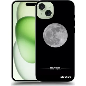 Pouzdro na mobilní telefon Picasee silikonový průhledný obal pro Apple iPhone 15 Plus - Moon Minimal