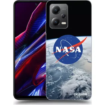 Pouzdro na mobilní telefon Picasee silikonový černý obal pro Xiaomi Poco X5 - Nasa Earth