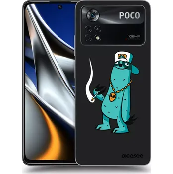 Pouzdro na mobilní telefon Picasee silikonový černý obal pro Xiaomi Poco X4 Pro 5G - Earth - Je mi fajn