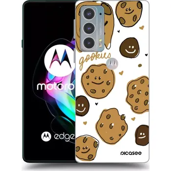 Pouzdro na mobilní telefon Picasee silikonový průhledný obal pro Motorola Edge 20 - Gookies