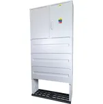 SFOS 2E2RP/F+ZD-UV dvou elektroměrový třífázový dvoutarifní rozvaděč v pilíři se zemním dílem ČEZ