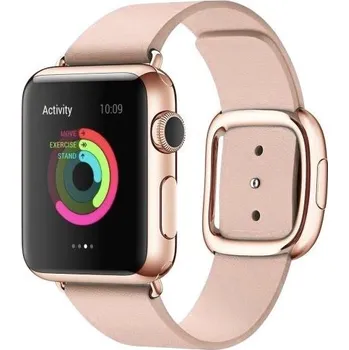 Řemínek na hodinky Elegantní řemínek s přezkou pro Apple Watch 42mm / 41mm / 40mm / 38mm - růžový