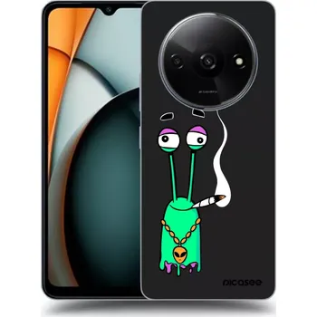 Pouzdro na mobilní telefon Picasee silikonový černý obal pro Xiaomi Redmi A3 - Earth - Sám doma