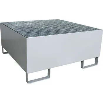 jímka Kovová lakovaná záchytná vana pod 1 sud, objem 210 l