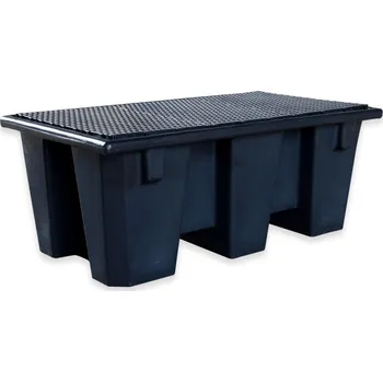 jímka Plastová záchytná jímka ECO s PP roštem pro 2 sudy, 220 l
