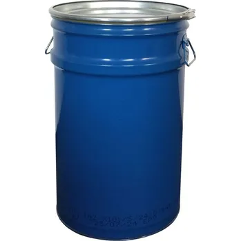 Kónický sud - plechový 60 l modrá