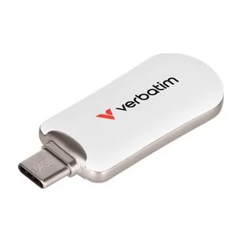 USB flash disk VERBATIM Plectra 512GB USB-C 3.2 Gen 1 bílá