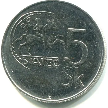 SLOVENSKO. 5 korun 1995.