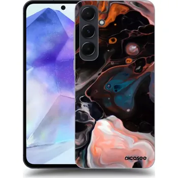 Pouzdro na mobilní telefon Picasee silikonový černý obal pro Samsung Galaxy A55 5G A556B - Cream