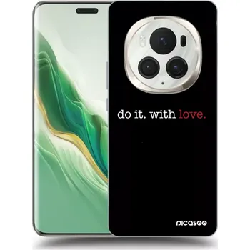 Pouzdro na mobilní telefon Picasee silikonový průhledný obal pro Honor Magic6 Pro - Do it. With love.