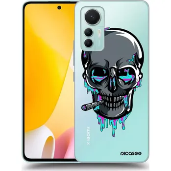Pouzdro na mobilní telefon Picasee silikonový průhledný obal pro Xiaomi 12 Lite - EARTH - Lebka 3.0