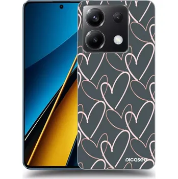 Pouzdro na mobilní telefon Picasee silikonový průhledný obal pro Xiaomi Poco X6 - Hodně lásky