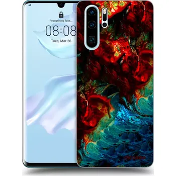 Pouzdro na mobilní telefon Picasee silikonový průhledný obal pro Huawei P30 Pro - Universe