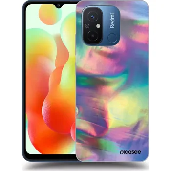 Pouzdro na mobilní telefon Picasee silikonový průhledný obal pro Xiaomi Redmi 12C - Holo