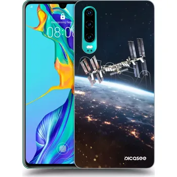 Pouzdro na mobilní telefon Picasee silikonový průhledný obal pro Huawei P30 - Station