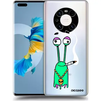 Pouzdro na mobilní telefon Picasee silikonový průhledný obal pro Huawei Mate 40 Pro - Earth - Sám doma