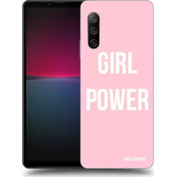 Pouzdro na mobilní telefon Picasee silikonový průhledný obal pro Sony Xperia 10 IV 5G - Dívčí síla