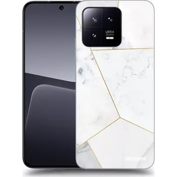 Pouzdro na mobilní telefon Picasee silikonový průhledný obal pro Xiaomi 13 - White tile