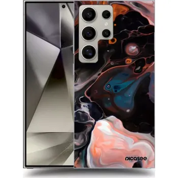 Pouzdro na mobilní telefon Picasee silikonový průhledný obal pro Samsung Galaxy S24 Ultra S928B 5G - Cream