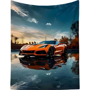 deka Excellent Mikroplyšová hřejivá deka 130x150 cm - Oranžová Corvetta