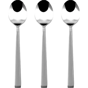 Příbor DuraHome Lžička čajová KRETA, 3 ks, stříbrná