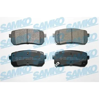 Brzdová destička Sada brzdových destiček, kotoučová brzda SAMKO 5SP2046