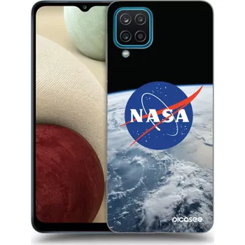 Pouzdro na mobilní telefon Picasee silikonový průhledný obal pro Samsung Galaxy A12 A125F - Nasa Earth