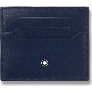 Obal na doklad Pouzdro na kreditní karty Montblanc Meisterstück 6 cc, modré