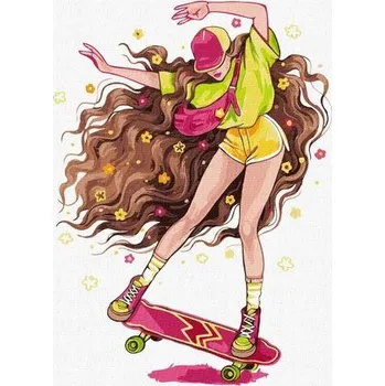 Set školních potřeb Malowanie po numerach - Trzymaj bilans 30x40cm