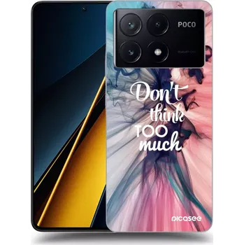 Pouzdro na mobilní telefon Picasee silikonový průhledný obal pro Xiaomi Poco X6 Pro - Nemysli tolik