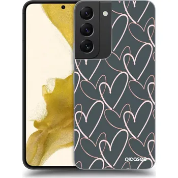 Pouzdro na mobilní telefon Picasee silikonový průhledný obal pro Samsung Galaxy S22 5G - Hodně lásky