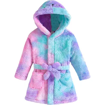 plyšák Excellent Hřejivý plyšový župan ombré vel.122 - Medvídě