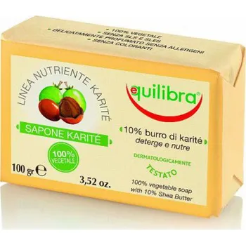Masážní přístroj Equilibra mýdlo s bambuckým máslem 100g